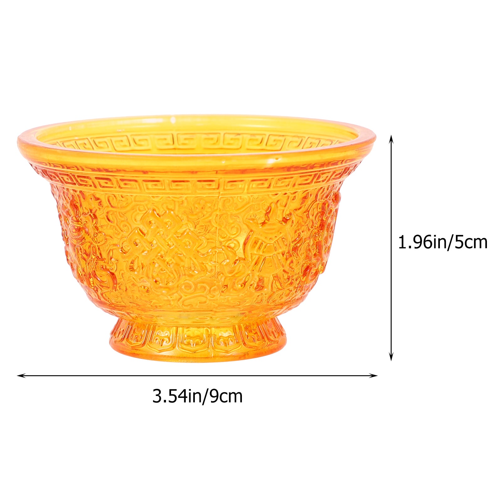 Cup Water Offering Bowl Bowls Holy Tibetan Glassaltar Holder Dish Tealightcrystal Chalice Temple Worship Cupscopper