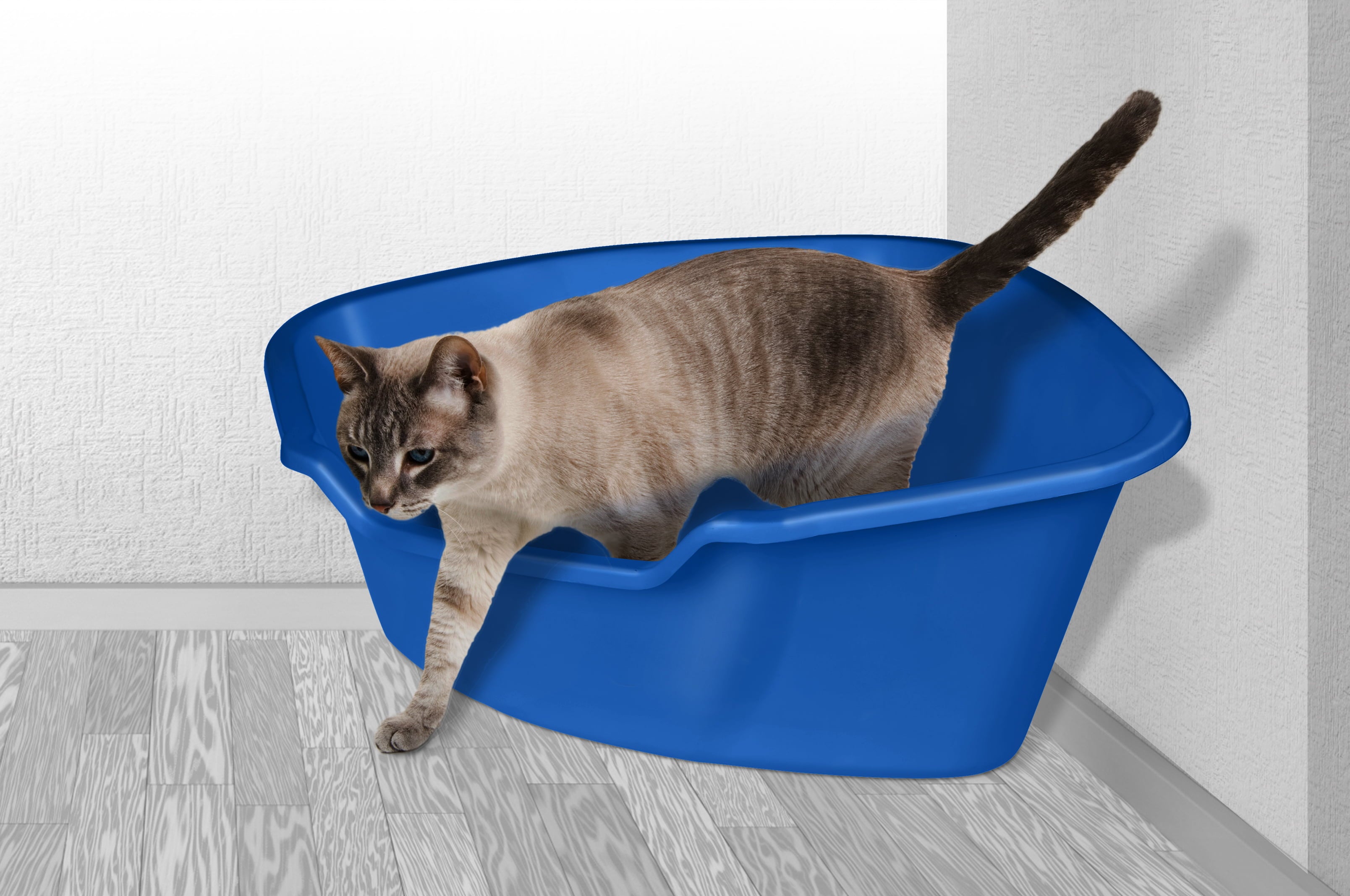 Van Ness High Sided Corner Cat Litter Pan