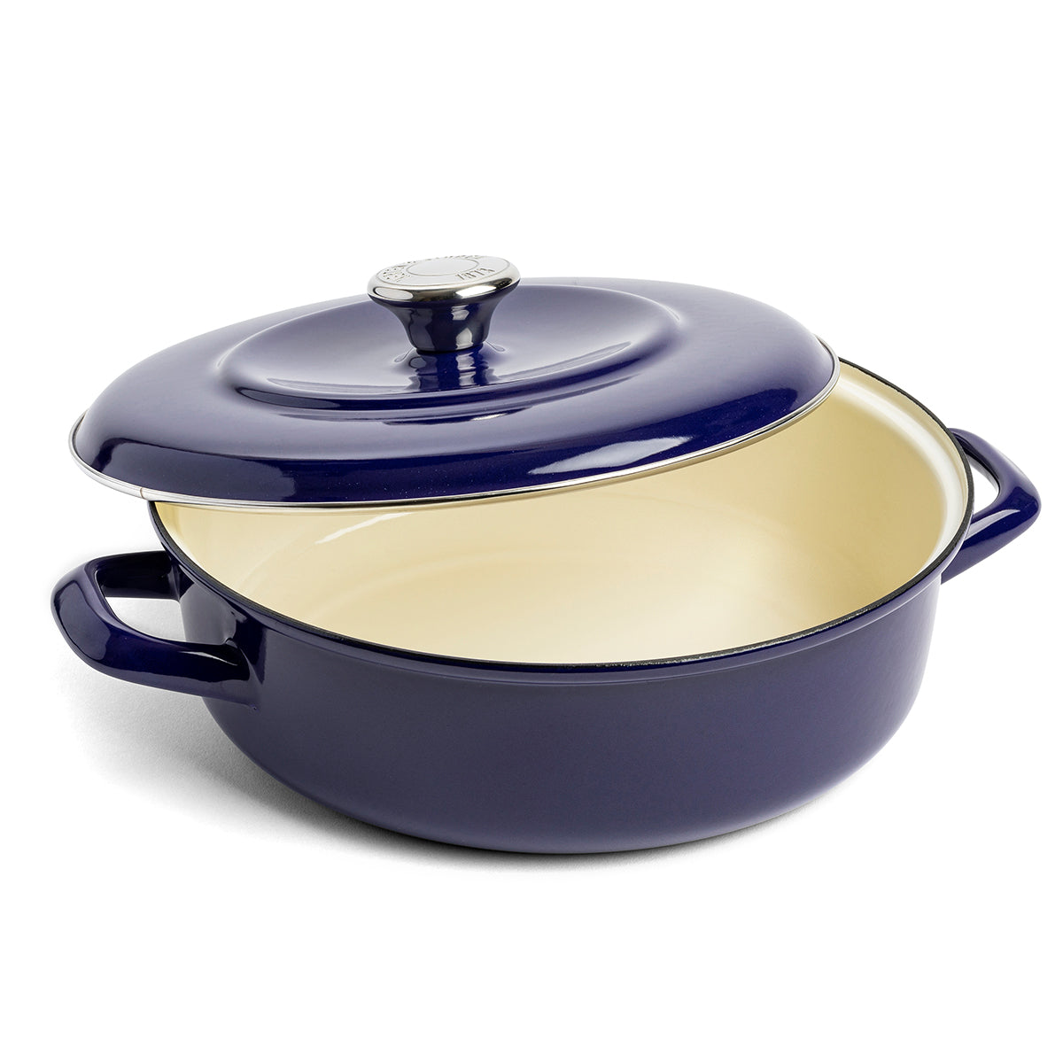 Merten & Storck Enameled Iron 1873 Braiser, 4-Quart | Cobalt Blue