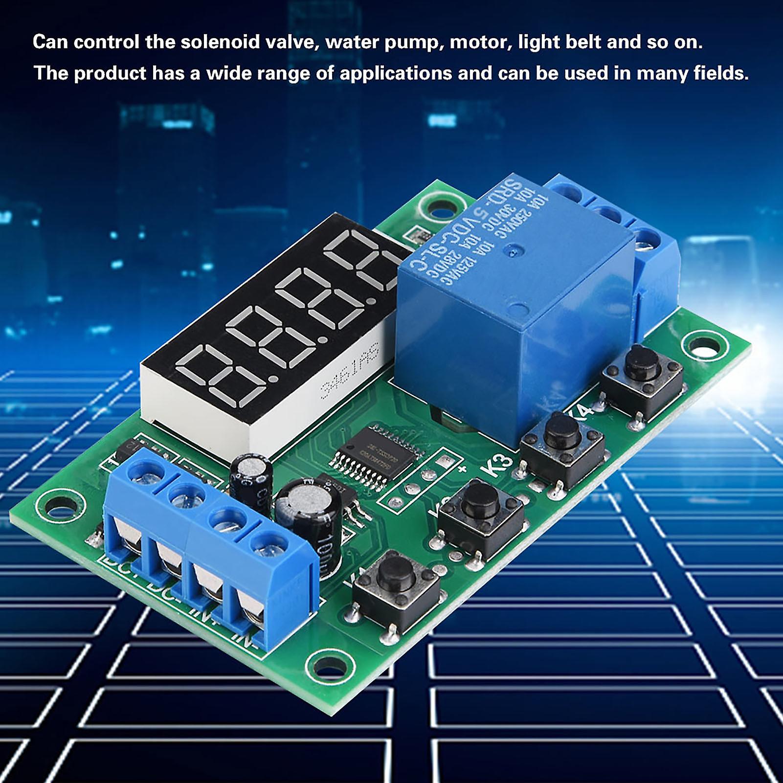 Led Display Adjustable Timer Relay Automation Control Switch Module (5v)