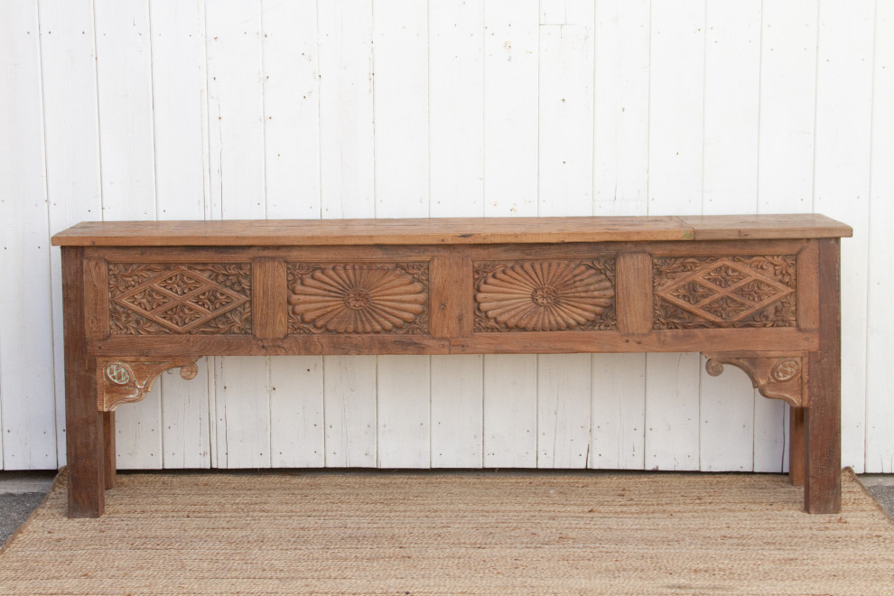 Fabulous Southern Indian Carved Console   Eclectic   Console Tables   by De cor  Houzz