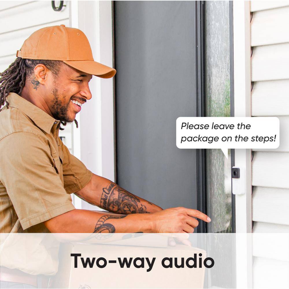 WYZE Wired Video Doorbell (Chime Included) 1080p HD Video 3:4 Aspect Ratio 2-way Audio Night Vision WVDB1