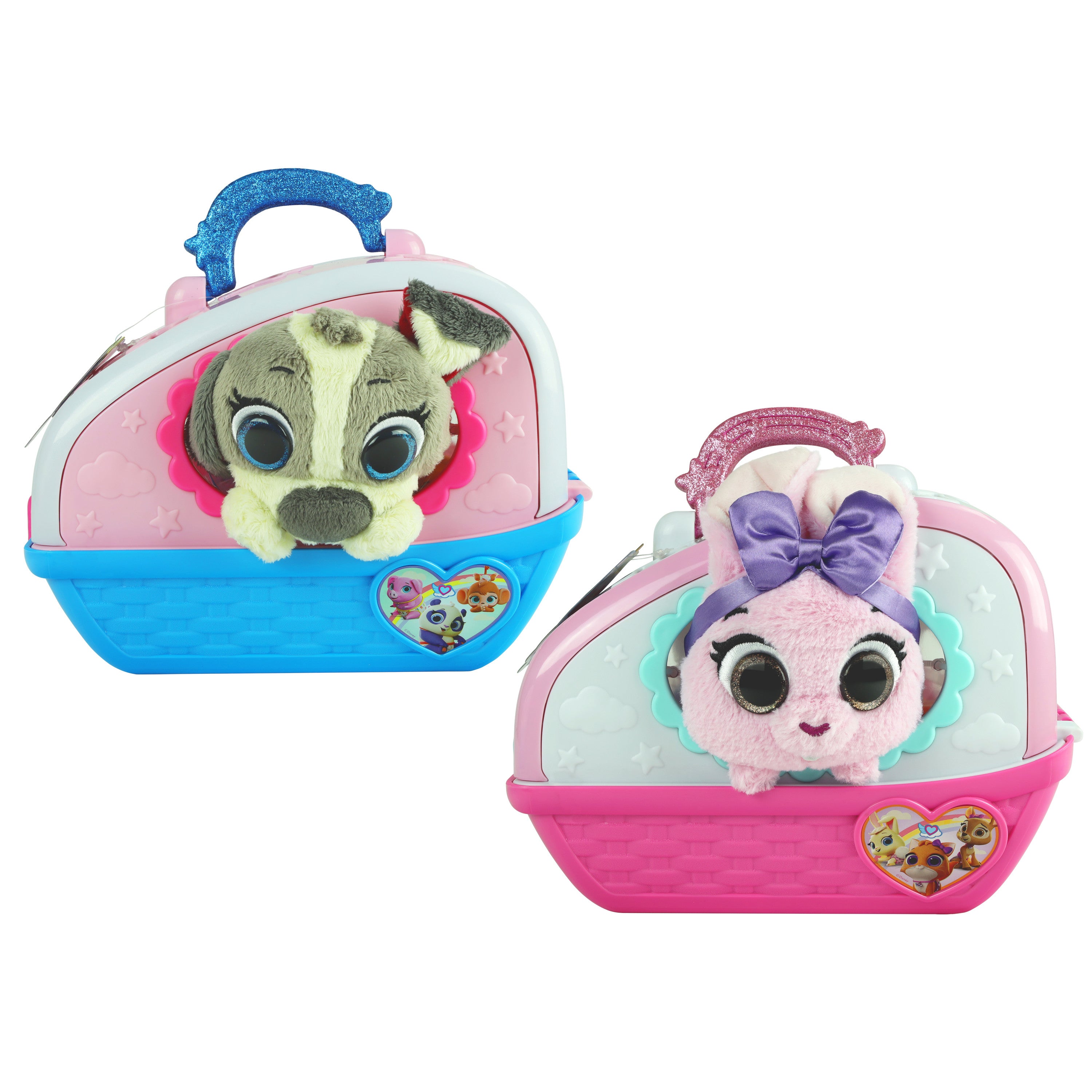 Disney Junior T.O.T.S. Care for Me Pet Carrier Bella the Bunny， 9 pieces， Officially Licensed Kids Toys for Ages 3 Up， Gifts and Presents