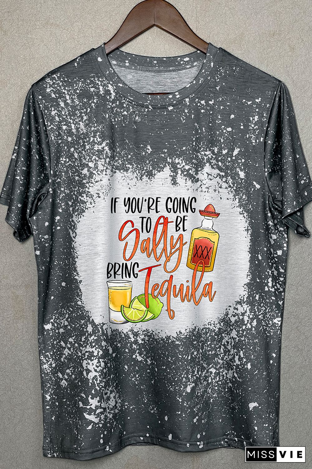 If You're Going To Be Salty Tequila Graphic Tee Wholesale