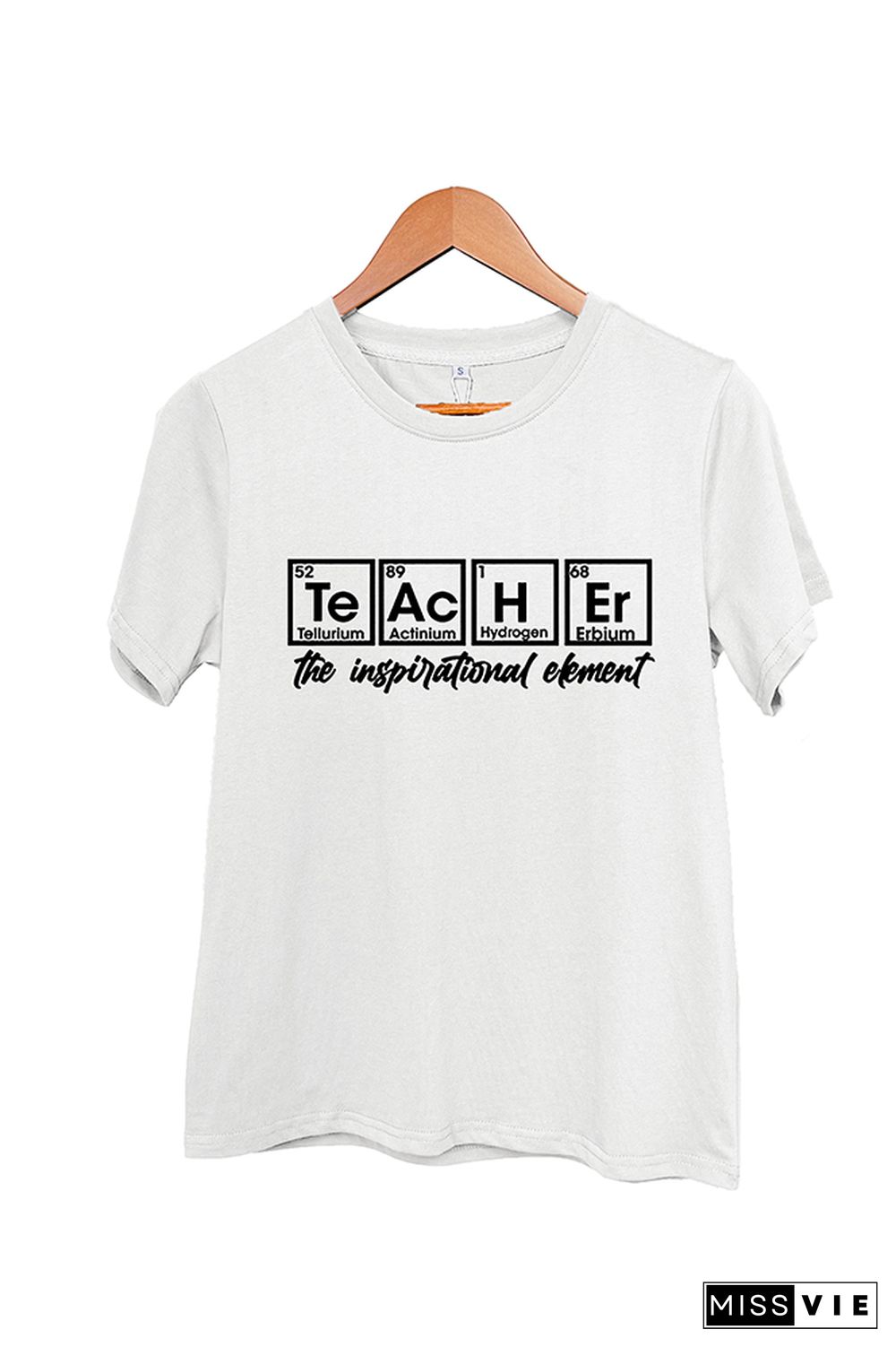 Periodic Teacher Short Sleeve Graphic Tee Wholesale