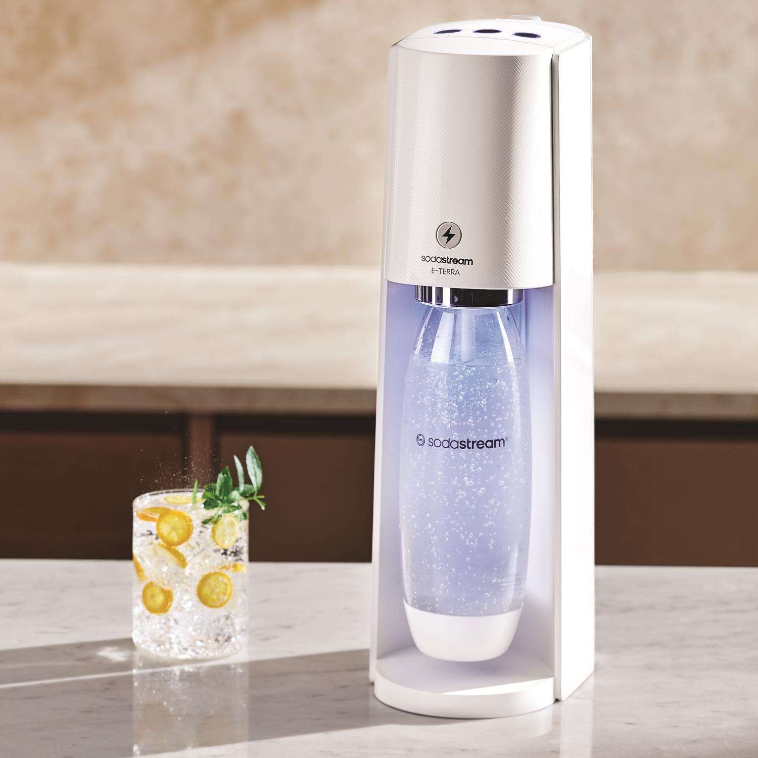 SodaStream E-Terra White 1 L Soda Maker 1 pk