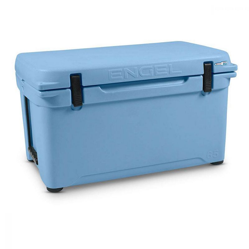 Engel Coolers 58 Quart 70 Can High Performance Roto Molded Ice Cooler， Blue