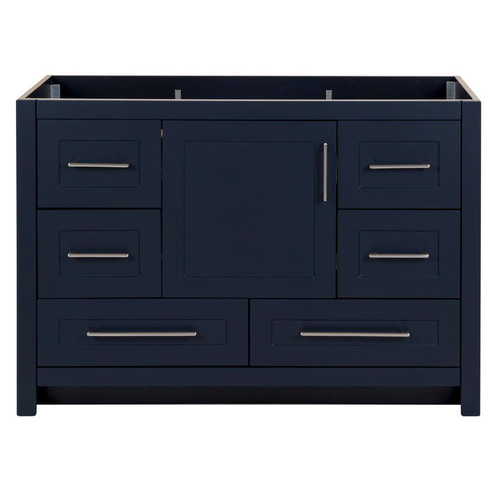 Home Decorators Collection Craye 48 in. W x 21.6 in. D x 34 in. H Bath Vanity Cabinet without Top in Deep Blue CY48-DB