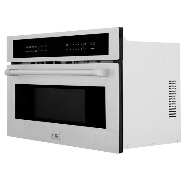 ZLINE 30 Inch wide， 1.6 cu ft. Built-in Convection Microwave Oven in Stainless Steel with Speed and Sensor Cooking