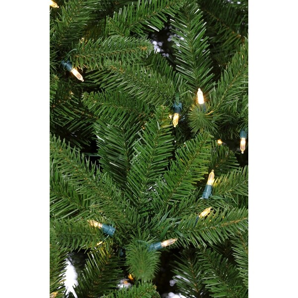 Yellowstone Artificial Pine Easy Pole PreLit Christmas Tree