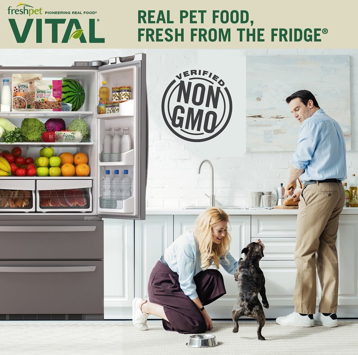 Freshpet Vital Chicken Recipe Grain-Free Small Breed Fresh Dog Food