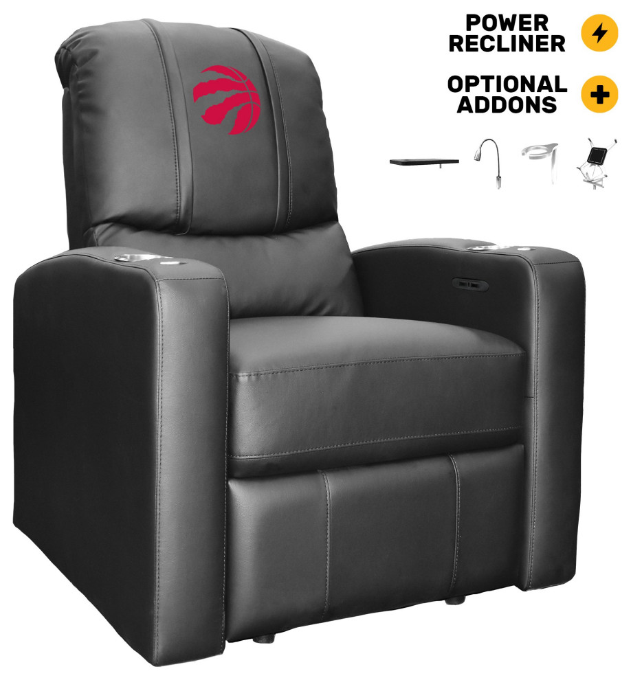 Toronto Raptors Primary Red  Man Cave Home Theater Power Recliner   Contemporary   Recliner Chairs   by DreamSeats LLC  Houzz