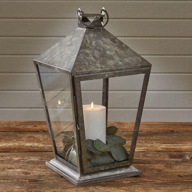 Park Designs Tall Square Galvanized Lantern