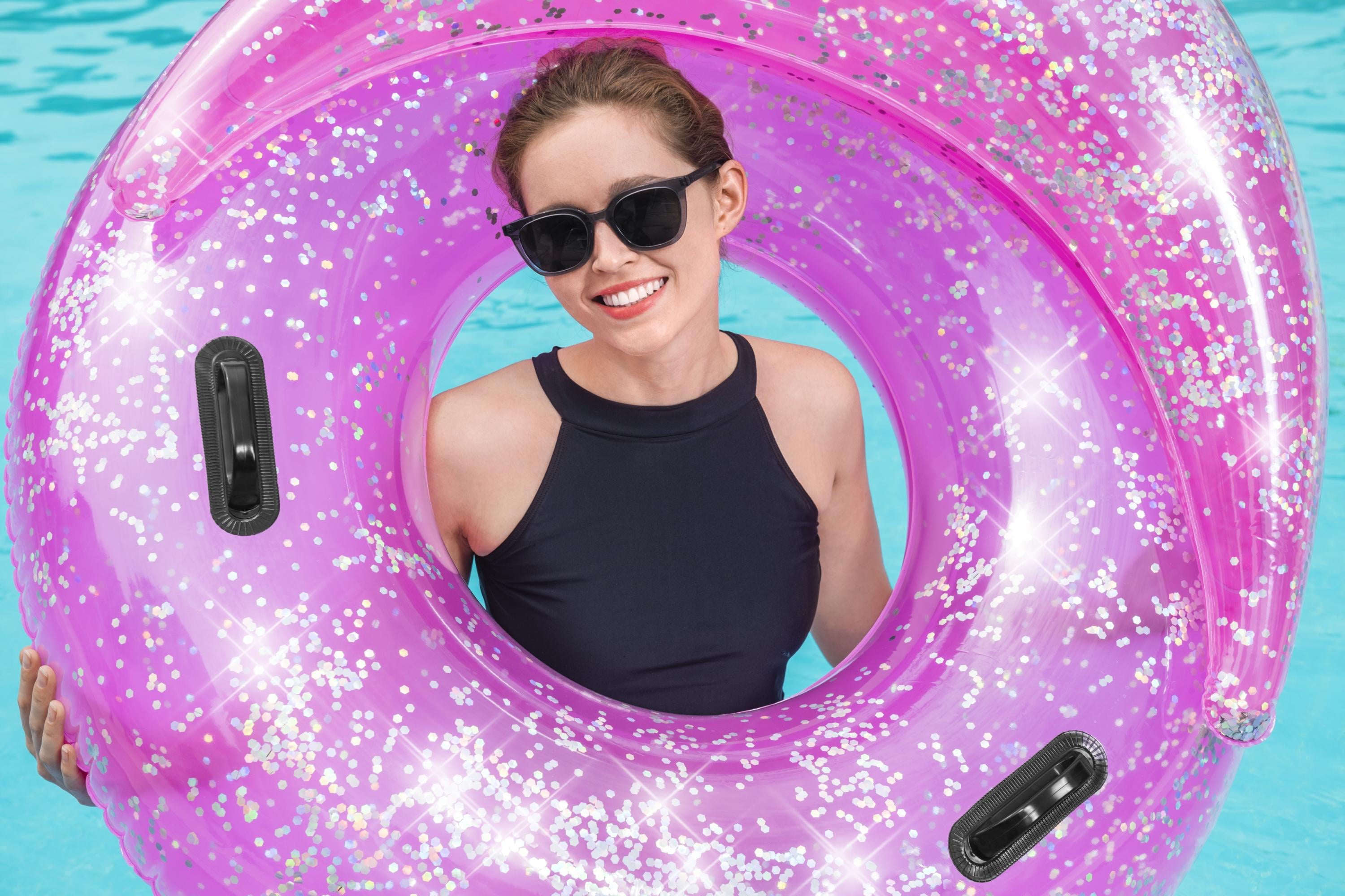 Play Day Glitter Dream Swim Tube Pool Float