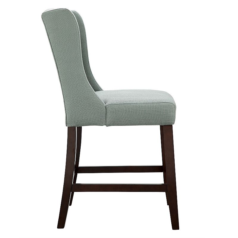 Madison Park Aida Button Tufted Counter Stool