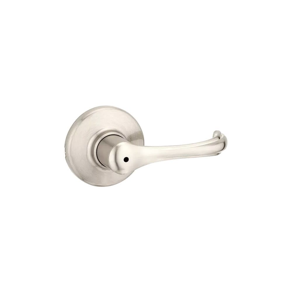 Satin Nickel Bed/Bath Dorian Privacy Door Lever