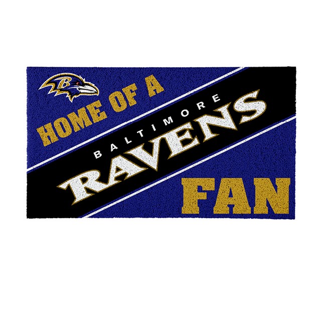 Evergreen Baltimore Ravens Pvc Mat Color