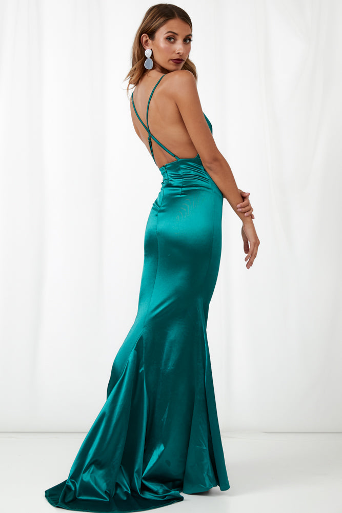 On Our Own Maxi Dress Jade