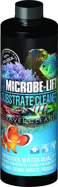 Microbe-Lift Gravel and Substrate Aquarium Cleaner， 8-oz bottle