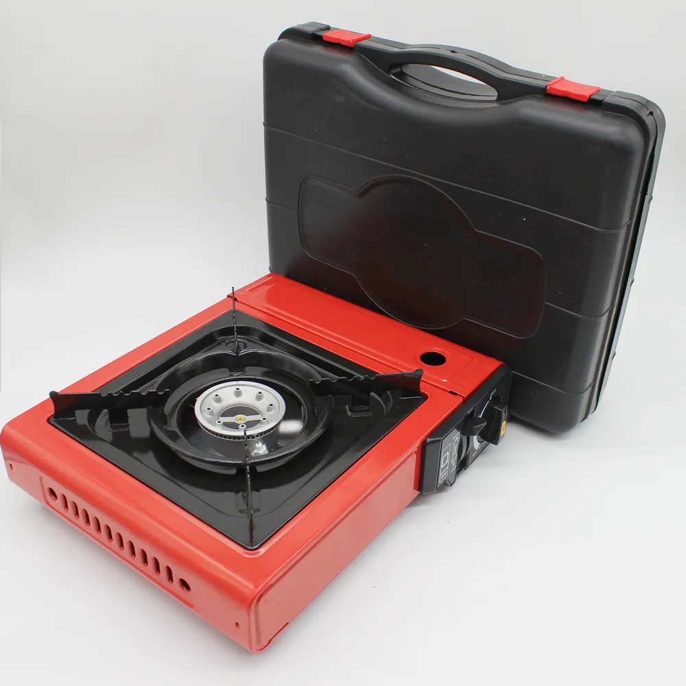 easy carry lightweight propane butane hiking camping single burner portable gas stove