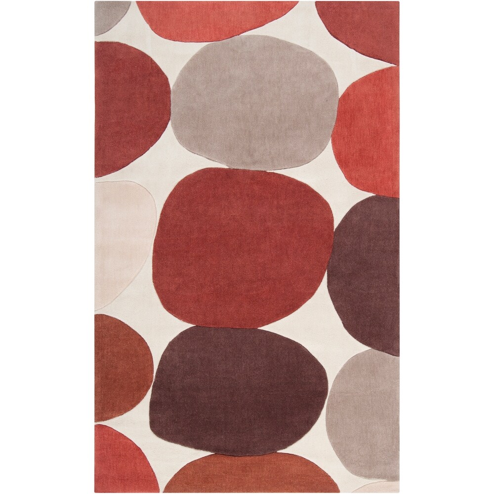 Hand tufted Large Dot Geometric Area Rug