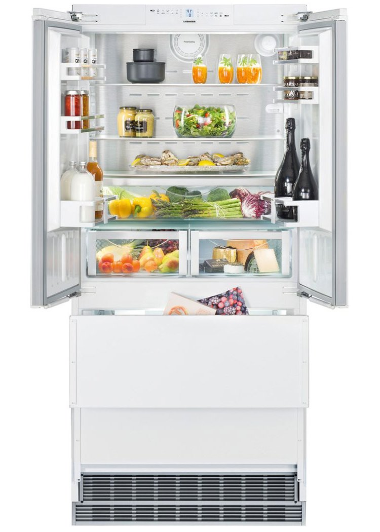 Liebherr 19.5 Cu. Ft. Built-In Refrigerator-Freezer with NoFrost and Custom Panels