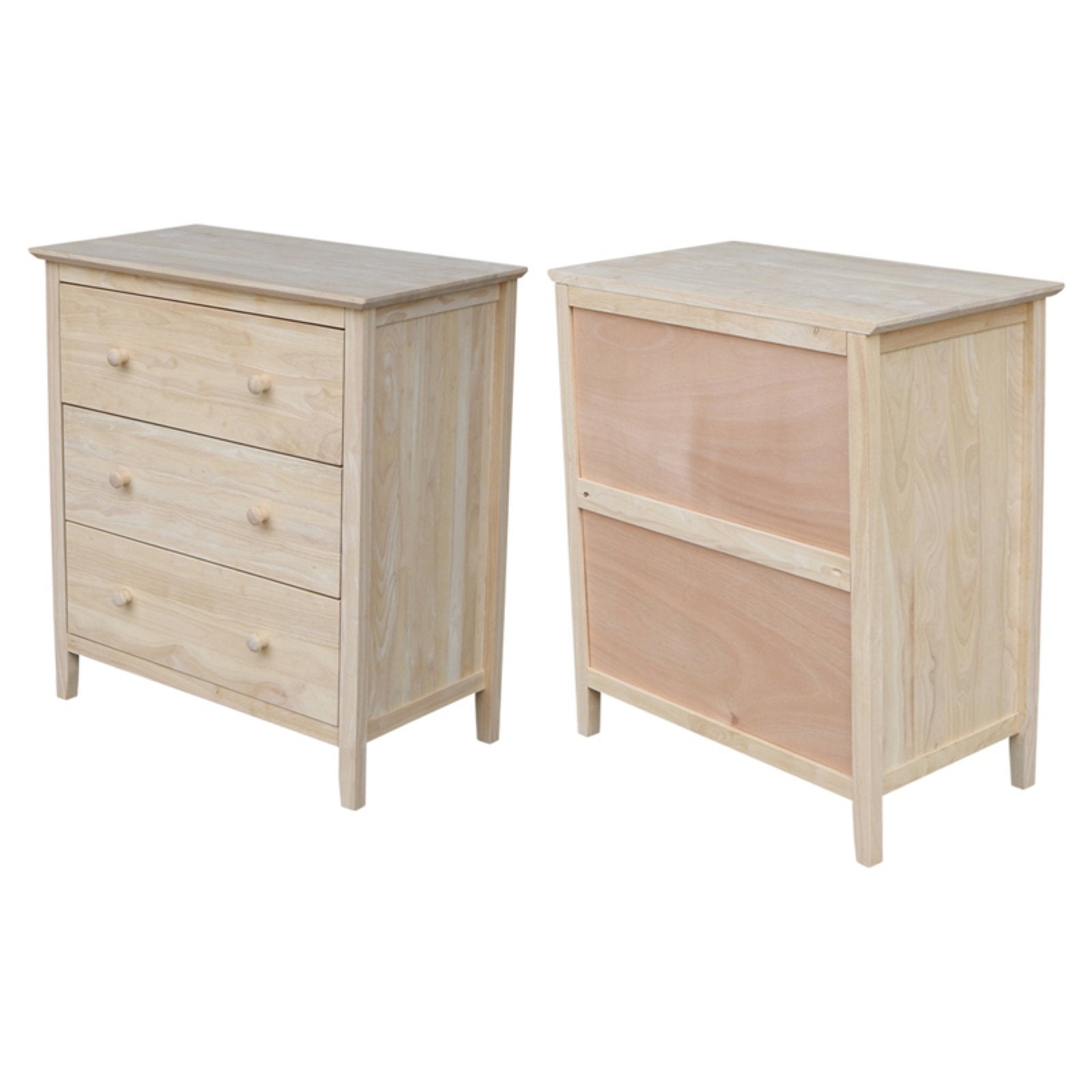 International Concepts 3 Drawer Chest