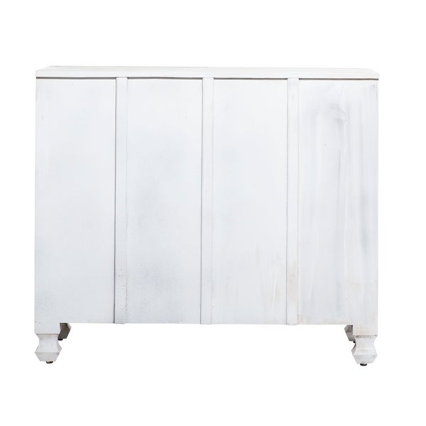 White Wood Mediterranean Cabinet 30 x 35 x 16