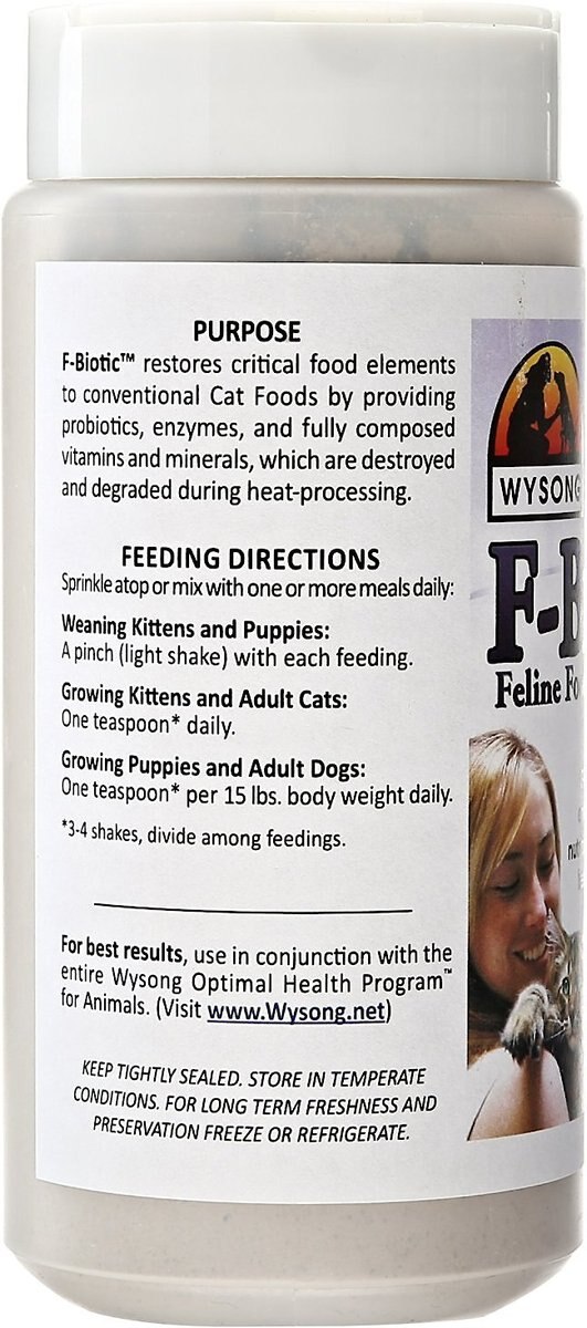 Wysong F-Biotic Cat Food Supplement