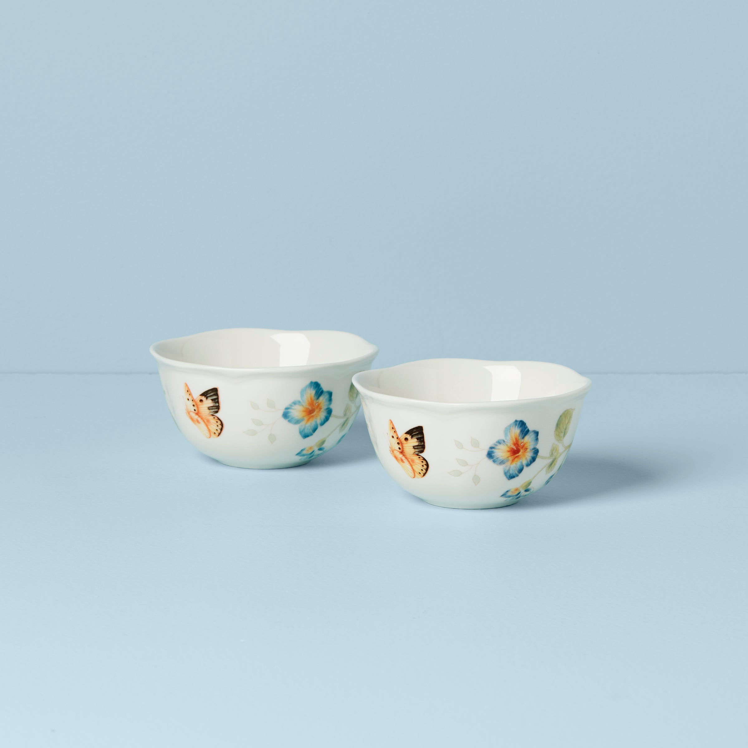 Butterfly Meadow 2-Piece Dessert Bowl Set