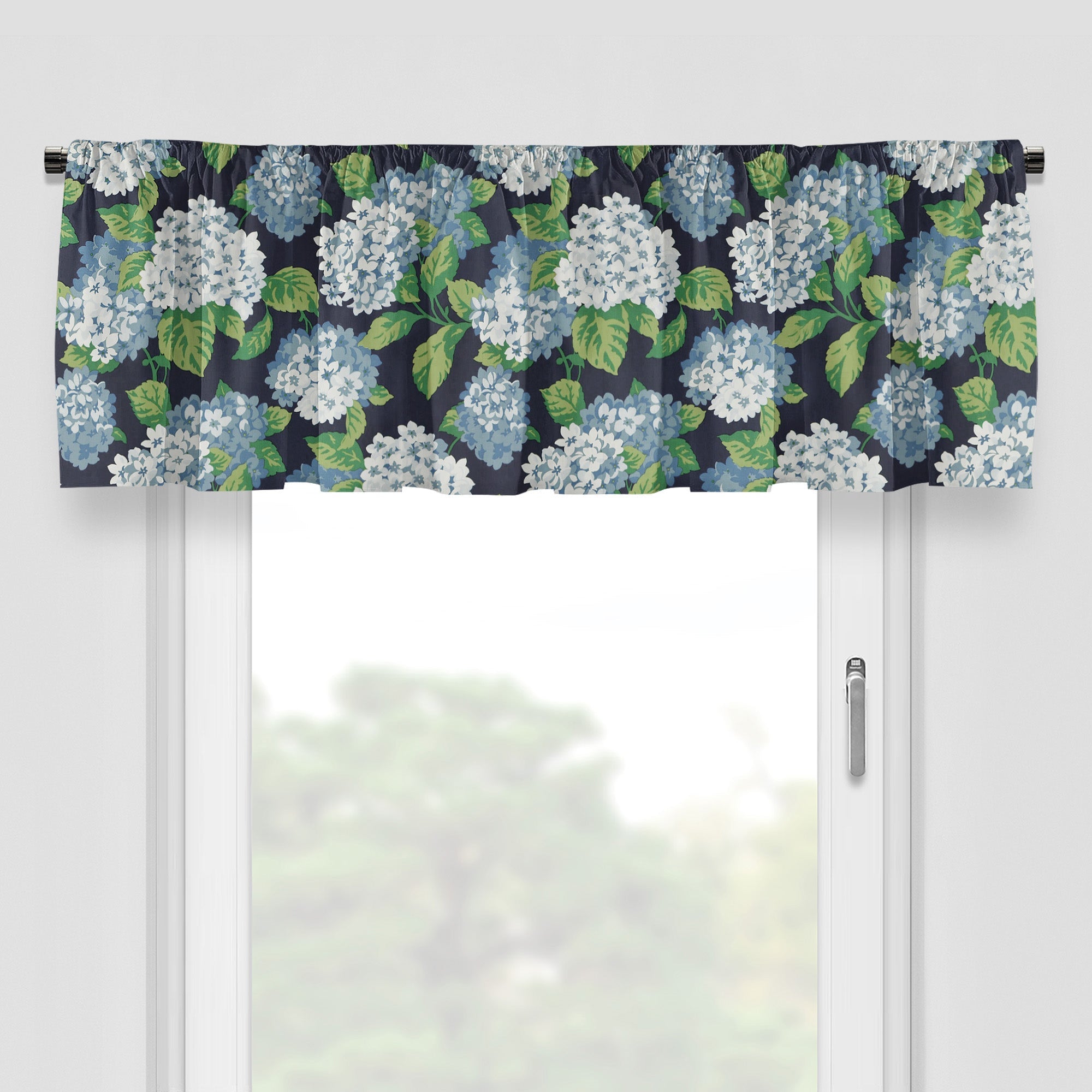 Midnight Garden Navy Drapery