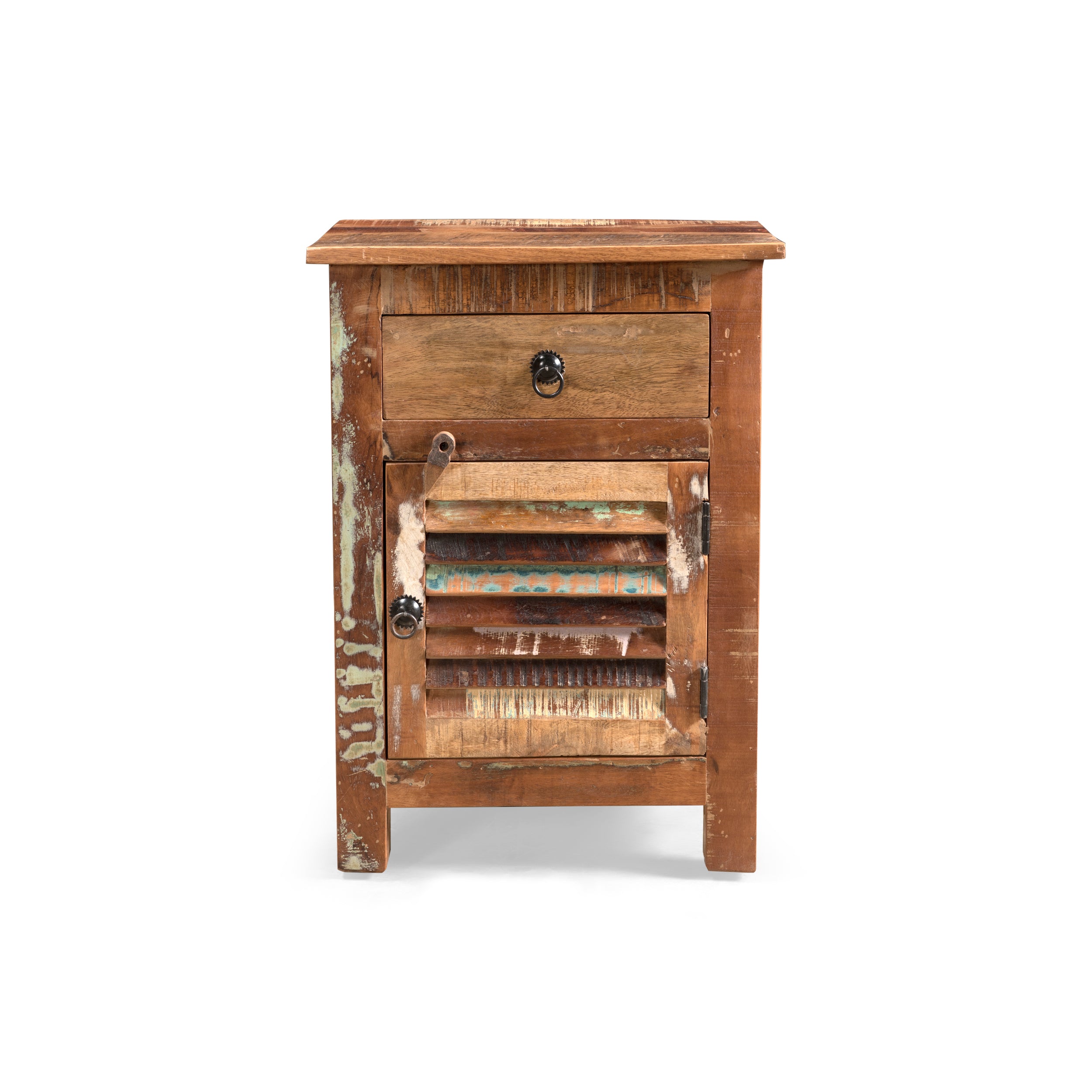 Salome Wooden Side Table with Drawer