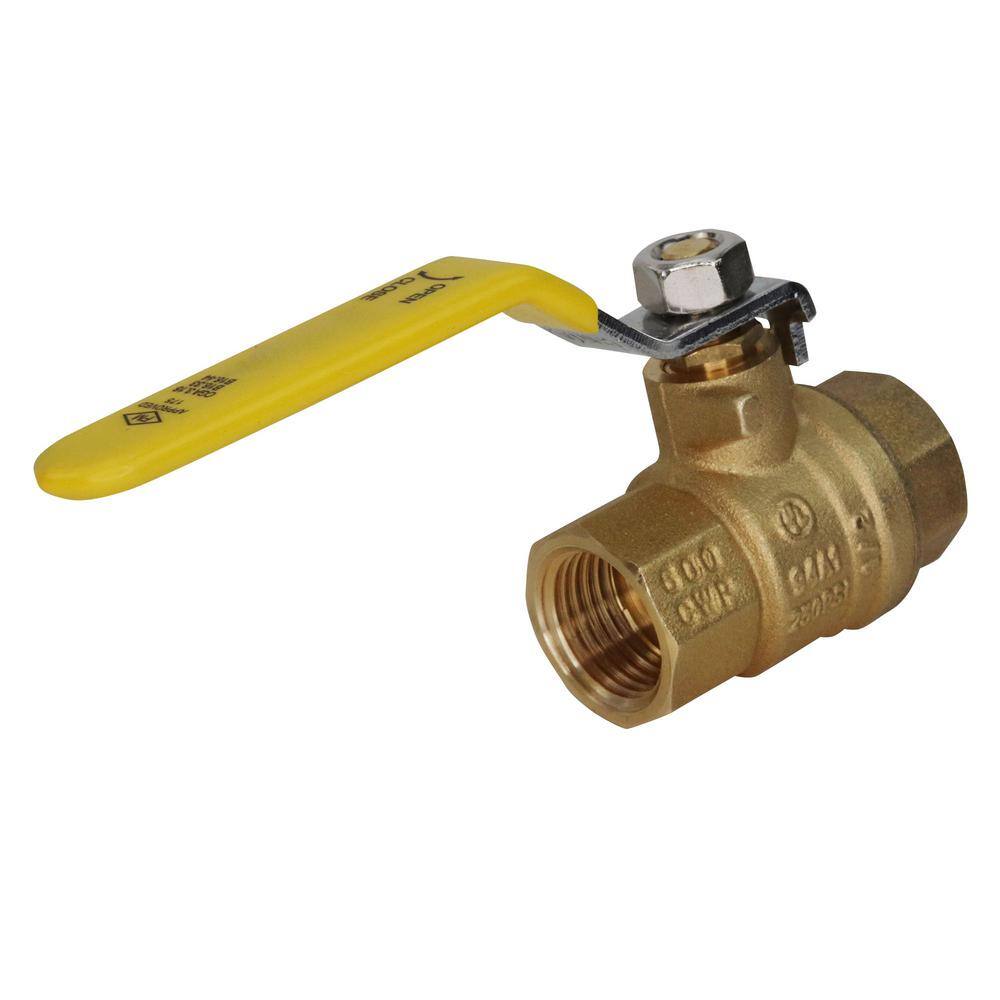 Apollo 12 in. Brass FNPT x FNPT Full-Port Ball Valve 94A10301