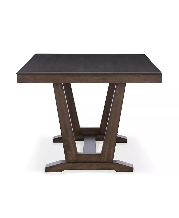 Home Furniture Outfitters Bluffton Heights Brown Transitional Dining Table