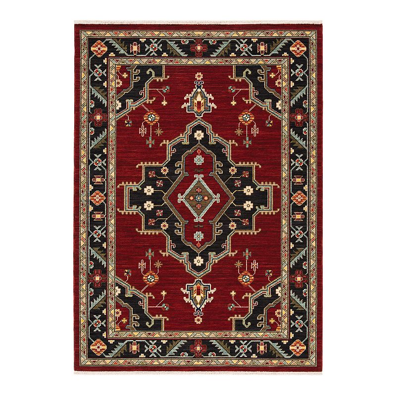 StyleHaven Linwood Persian Medallion Fringed Area Rug