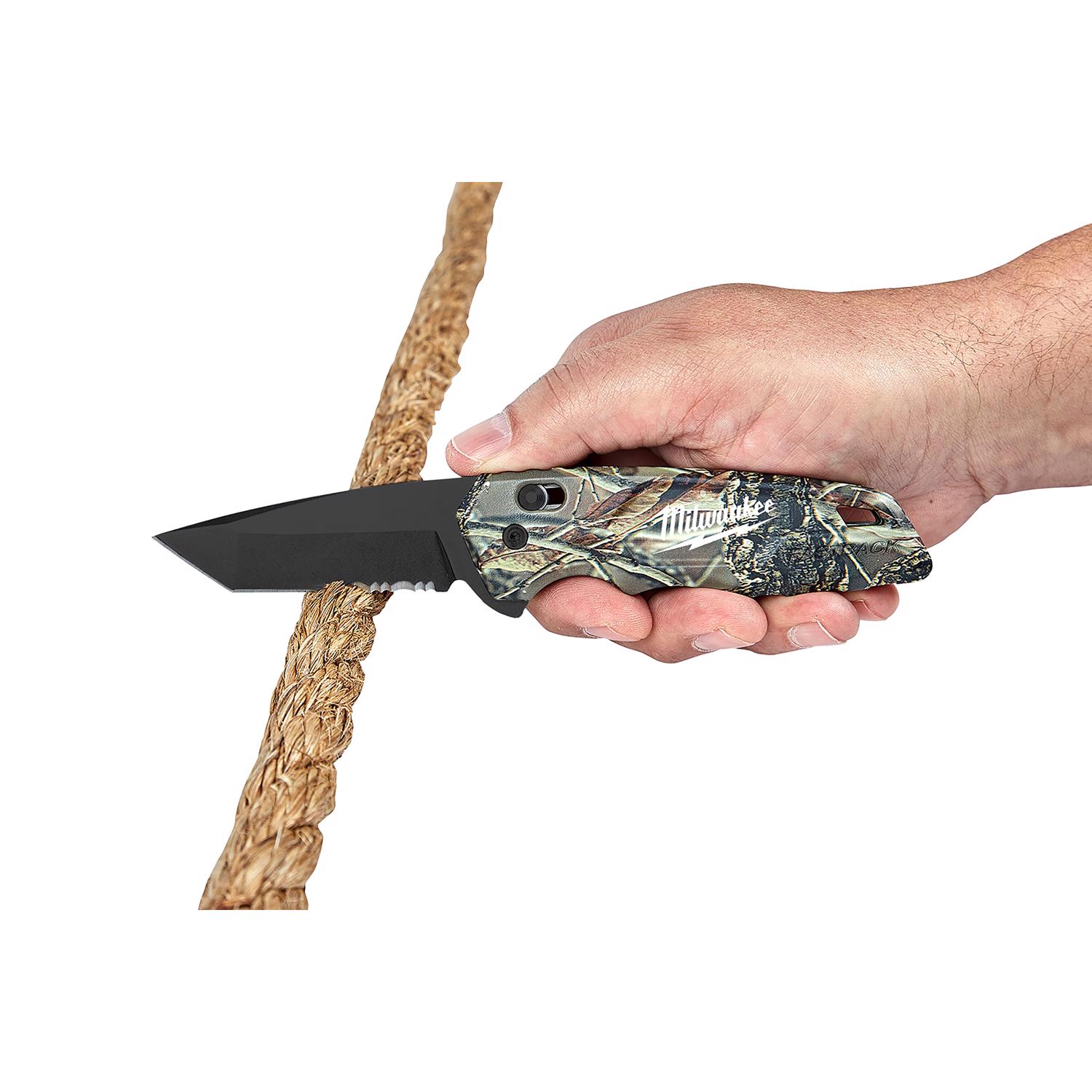 MW Fastback 7-3/4 in. Flip Folding Spring Assisted Pocket Knife Camouflage 1 pk