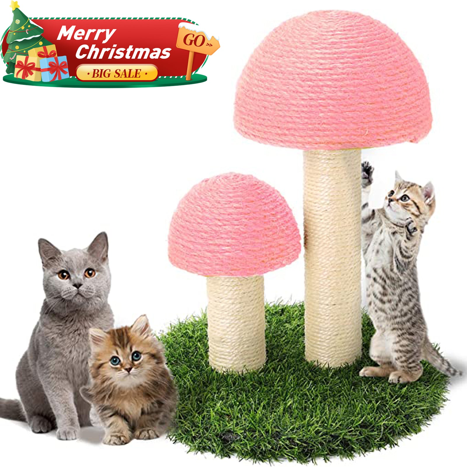 PinkSheep Cat Scratching Post， 17