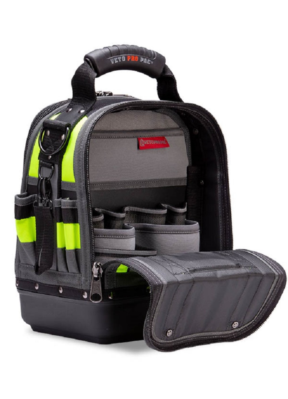 Veto Pro Pac Tech Tool Bag Compact/Tall Hi Viz Yellow