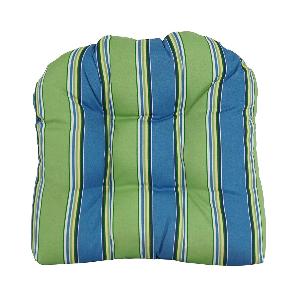 19 inch Rounded Back Indoor/Outdoor Chair Cushions (Set of 2)   19\