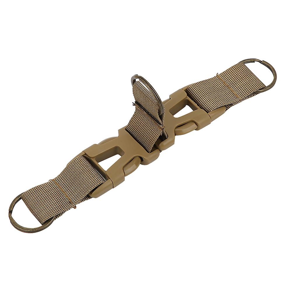 Outdoor Multifunction Tactics Waist Bag Backpack Keychain Accessories Sports Nylon Hanging Bucklemultifunction Tactics Waist Bag Keychain Khaki