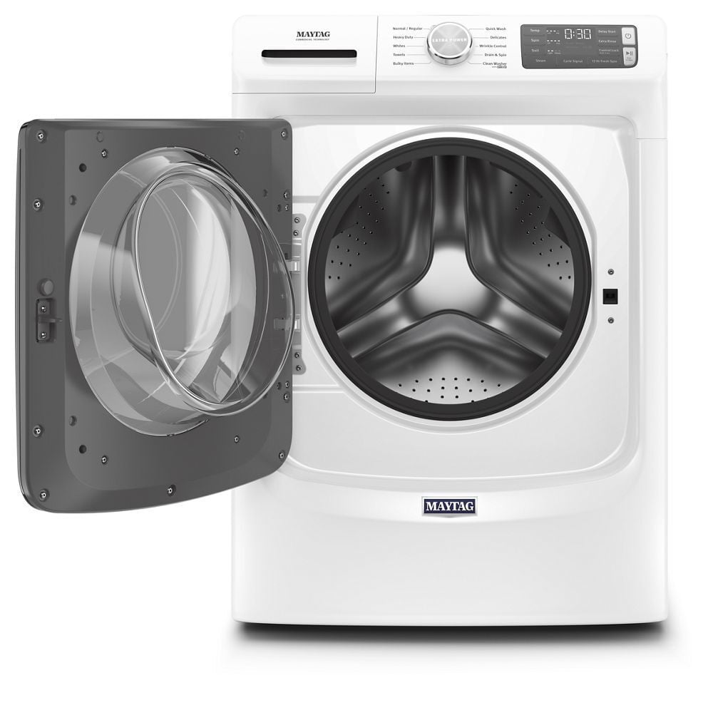 Maytag MHW5630HW Front Load Washer With Extra Power And 12-Hr Fresh Spin Option - 4.5 Cu. Ft.