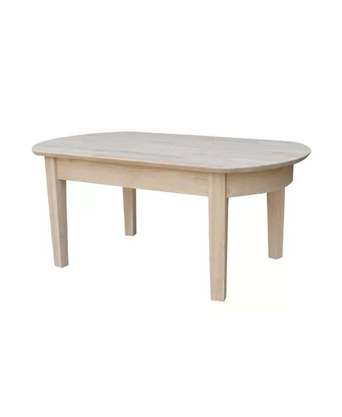 International Concepts Philips Oval Coffee Table