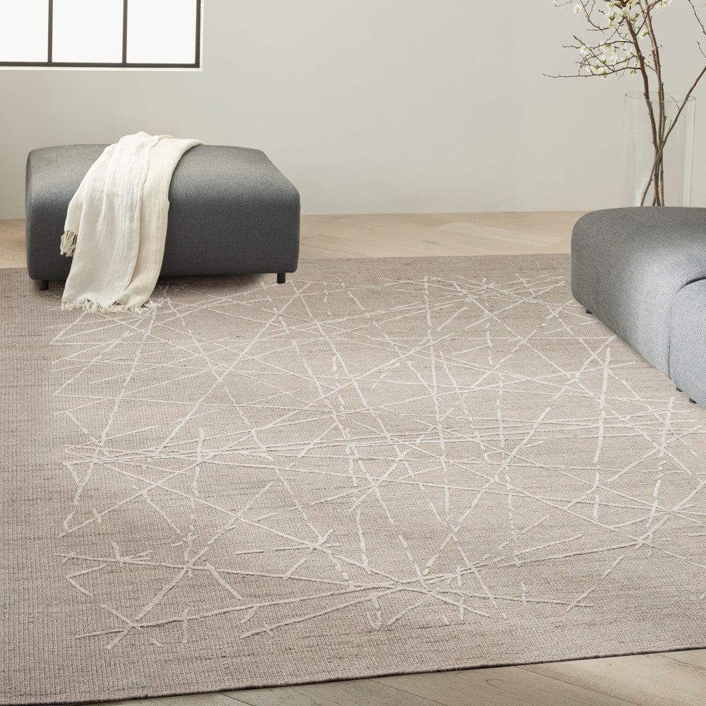 Calvin Klein Wander Taupe Modern Rug