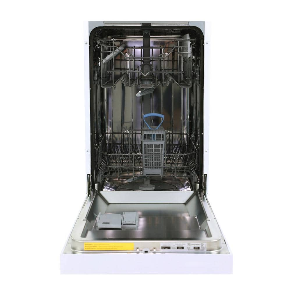 Avanti 18 in White Builtin Dishwasher