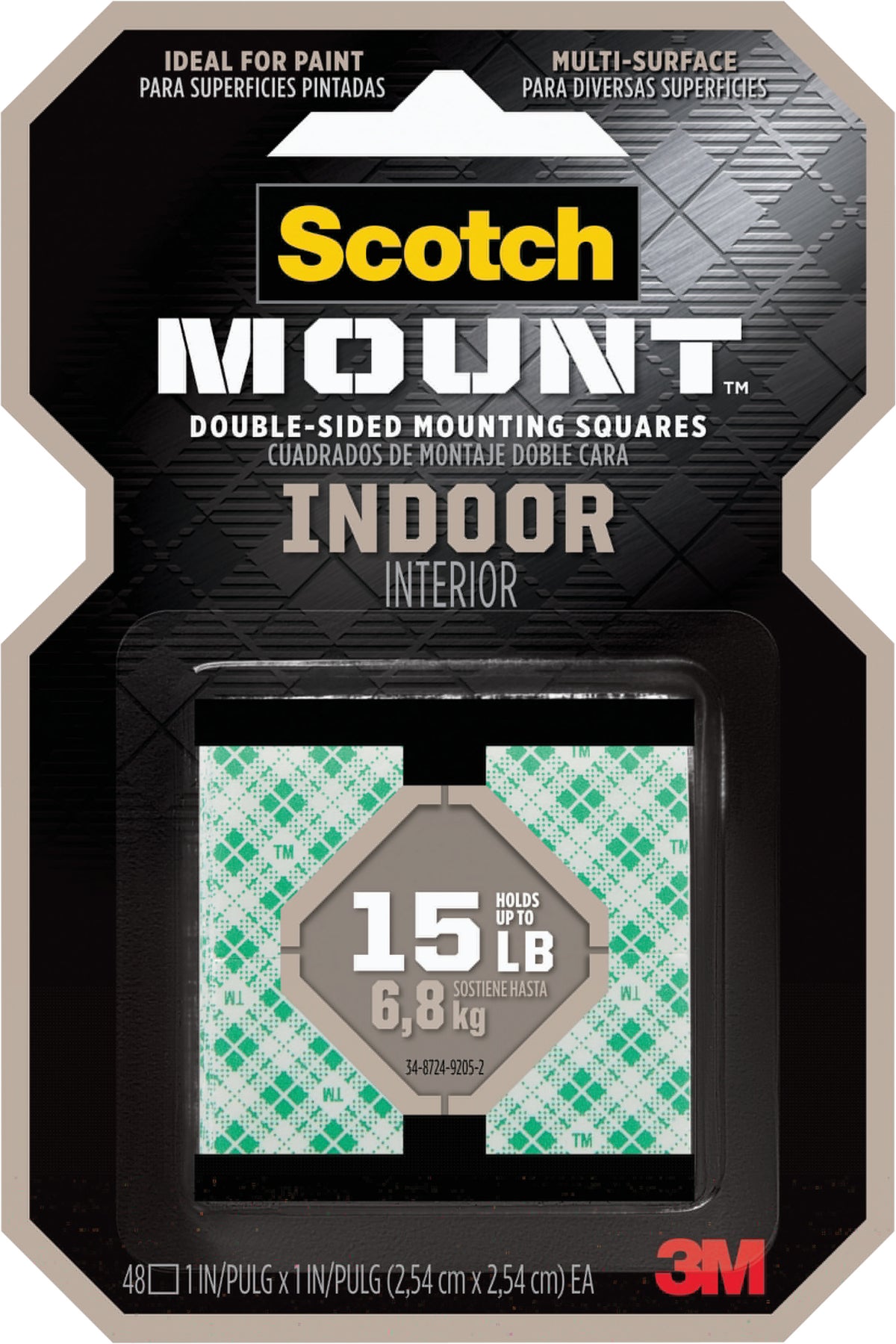 Scotch Mounting Squares 15 Lb. White