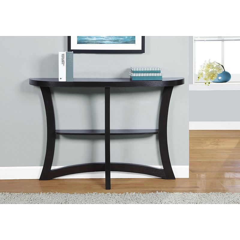 Monarch Curved Hall Console Table