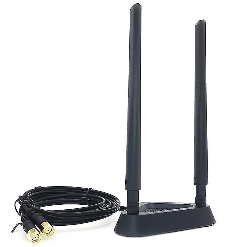 2.4g/5g Dual Frequency Extension Cable Antenna Wifi Router Wireless Network Card 8db Sma Antenna Ma