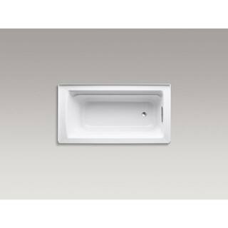 KOHLER Archer 60 in. x 32 in. Soaking Bathtub with Right-Hand Drain in White K-1123-RA-0