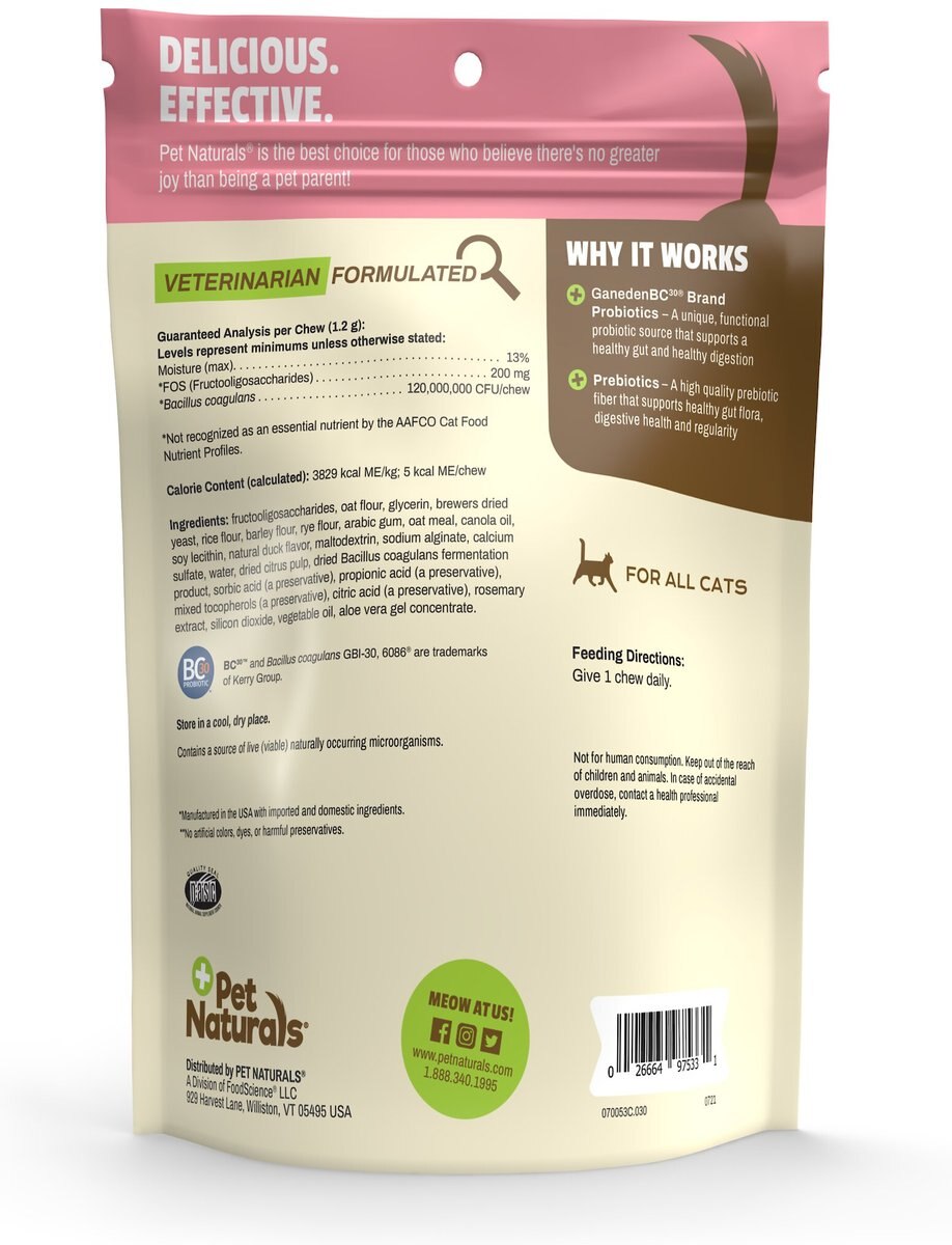 Pet Naturals Daily Probiotic Cat Chews