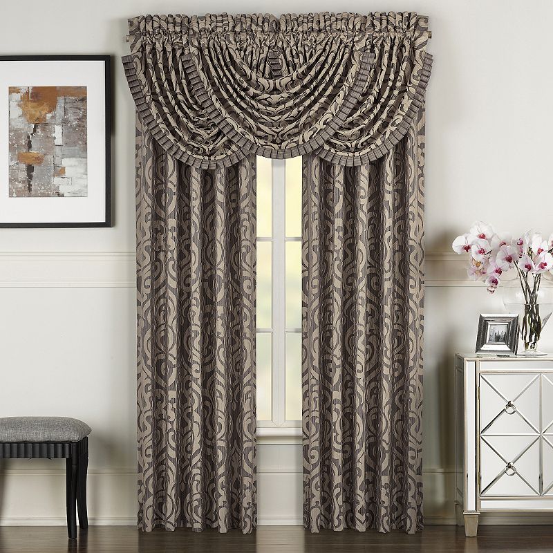 Five Queens Court Antonia Set of 2 Window Curtain Panels